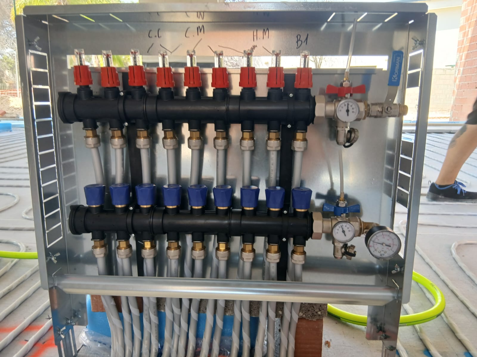 Instalación de suelo radiante